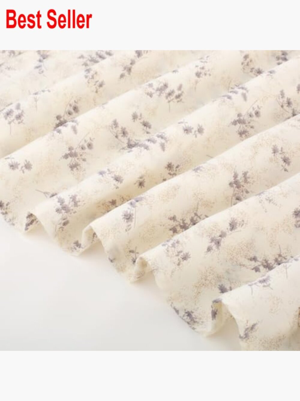 Polyester Blend Floral Midi Dress with Ruffle Details for Wedding Guest - Picture 6 of 7